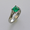pacific treasures R292 koru  diamond and emerald-136